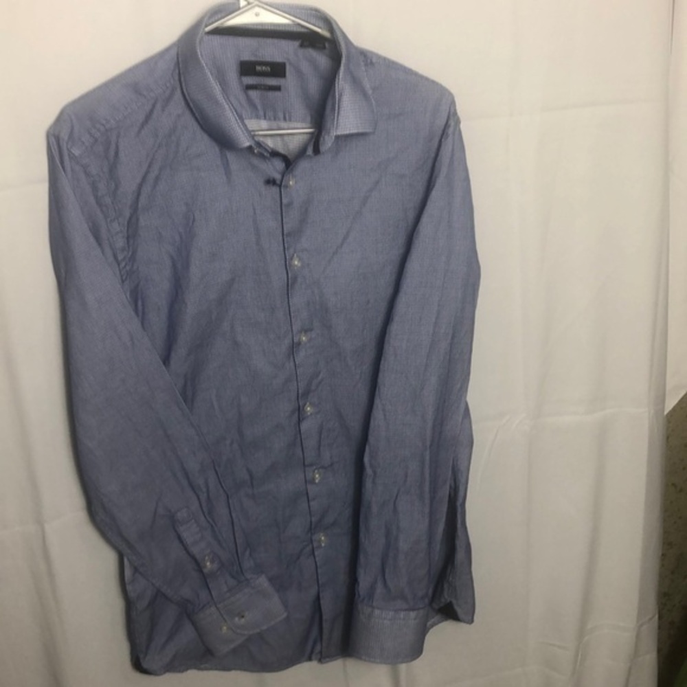 Hugo Boss Men's Button Down Shirt Size 16-1/2-42